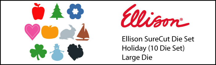 Ellison SureCut Die Set - Holiday (10 Die Set) - Large Die