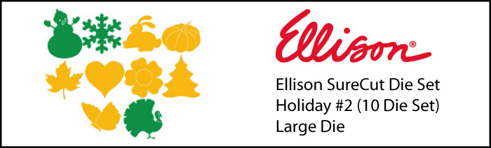 Ellison SureCut Die Set - Holiday #2 (10 Die Set) - Large Die