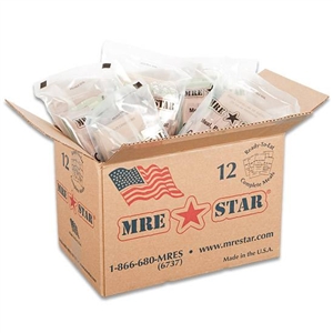 MRE Case Of Lunch And Dinner Meals (12 Meals Per Case), MRE Star ...